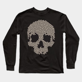 Skull made with skulls Long Sleeve T-Shirt